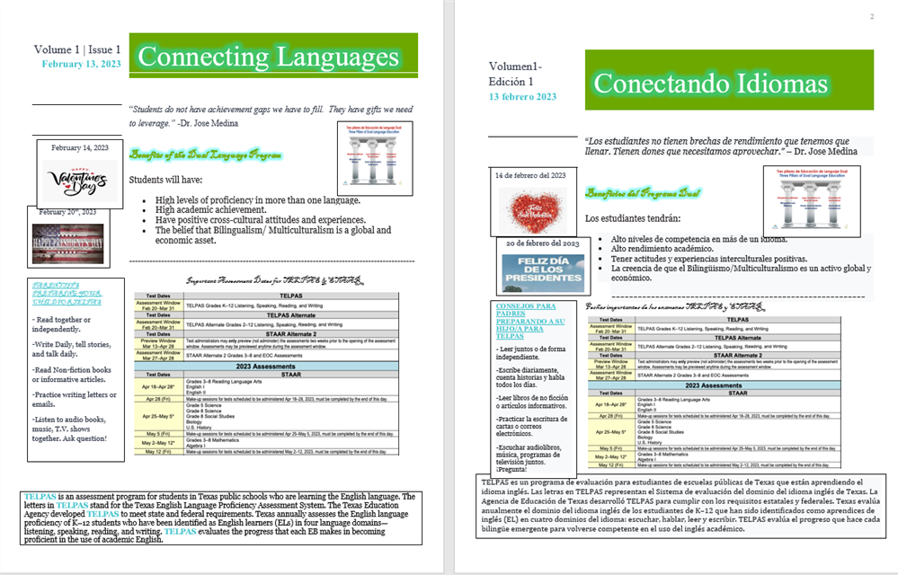 Connective Languages February Newsletter